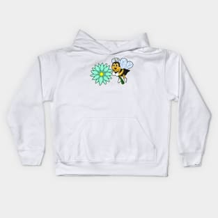 Bee with Flower Kids Hoodie